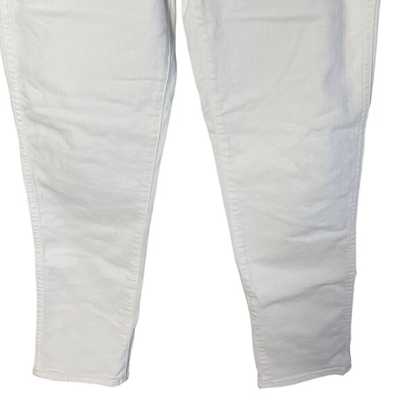Madewell Women’s Size 27 Stovepipe Jeans in Pure White / Style MC636 - Picture 6 of 9